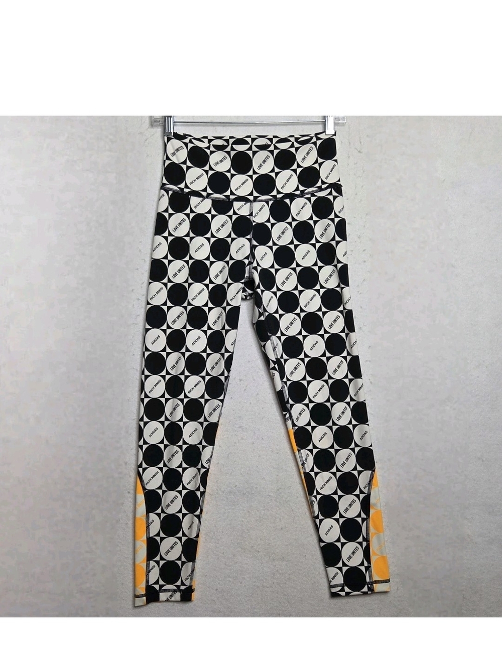 ADIDAS x Rich Mnisi Love Unites Pride Training Leggings Womens M Retro Geometric